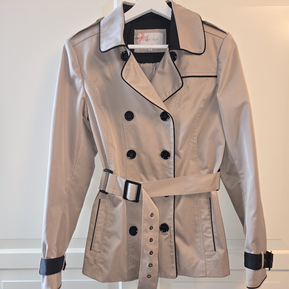 Piazza Italia Tan Trench Coat